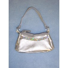 Silver Purse for 18" Doll