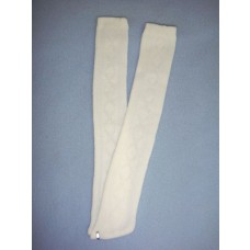 Stocking - Long Design - 15-18" White (2)