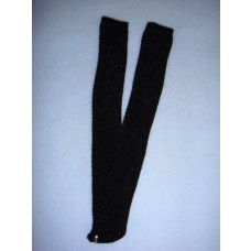 Stocking - Long Open Weave - 11-15" Black (0)