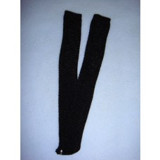 Stocking - Long Open Weave - 18-20" Black (4)