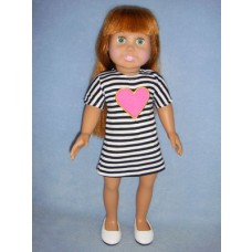 Striped Dress for 18" Dolls