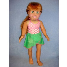 Swimsuit & Sarong for 18" Doll