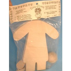 Wood - Doll Kit - 10"