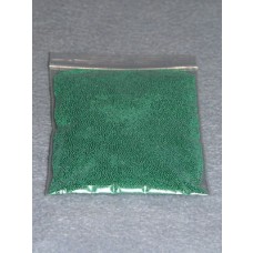 .50-.75mm Green Glass Beads - 2 oz.