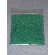 .75 - 1mm Green Glass Beads - 2 oz.