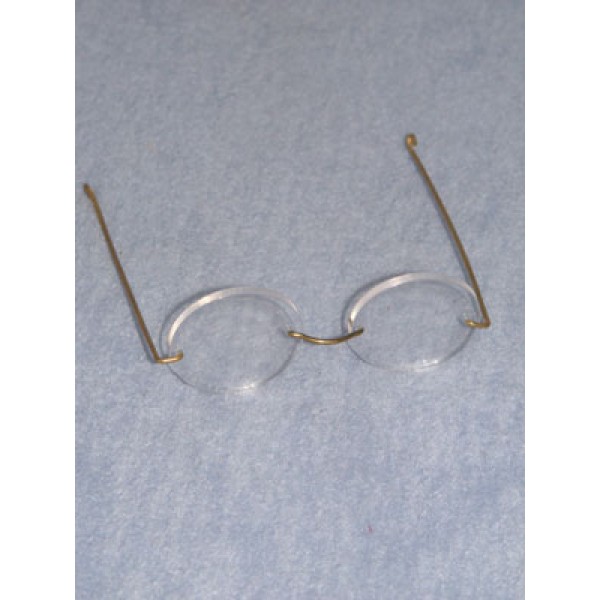 lGlasses - Oval - 3" Gold Wire