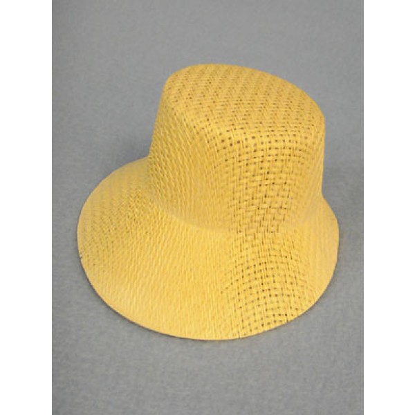 Hat - Straw Bonnet - 5 1_4" Natural