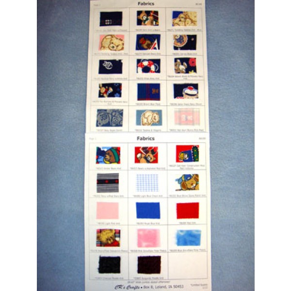Sample Card - Fabrics