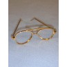 Glasses - Aviator - 3" Gold