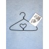 4" Clothes Hanger w_Heart