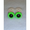 Animal Eye - 10mm Bright Green Pkg_100