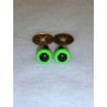 Animal Eye - 4.5mm Bright Green Pkg_100