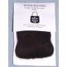 Black Wool Roving for Needlefelting - 12"