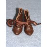 lBoot - French Lace-Up - 1 1_2" Dark Brown Leather