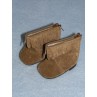 Boot - Moccasin - 2 3_4" Brown Suede