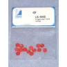 Buttons - 1_4" Red Pkg_16