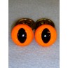 Cat Eye - 12mm Bright Orange Pkg_100