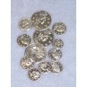 Charm - Coin - Assorted Sizes Silver