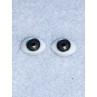 Doll Eye - 6.5mm Blue_Green Flat Back 4 pr