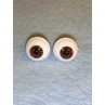 lDoll Eye - Real Eyes - 16mm - Dark Brown