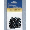 lFire Polished Czech Glass Beads - 4mm Black - Pkg_75