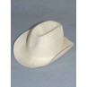 Hat - Straw Cowboy - 8 1_2" White