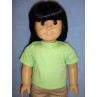 Lime Green 'Design Your Own' T-Shirt for 18" Dolls