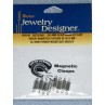 lMagnetic Jewelry Clasps - 3mm x 14mm Silver - Pkg_8