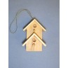 lMiniature Wooden Bird House
