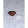 Nose - Triangle - 12mm Brown Pkg_6