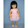 Pink Bubble Dress - 18" Doll