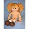 lRag Doll w_Blond Yarn Hair - 13 3_4