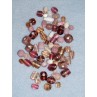 lRose Handblown Glass Bead Mix - 100 gr