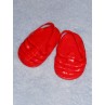 Sandal - Jellies - 2 3_4" Red Opaque