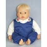 Shirt w_Tractor Collar & Overall - 19"-22" Doll