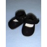 lShoe - Ankle Strap - 2 1_8" Black Suede