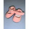 lShoe - Ankle Strap - 2 1_8" Pink Suede