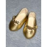 Shoe - Beaded Party - 3" Gold