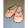 lShoe - Elegant Ankle Strap - 2 7_8" Pink Glitter