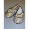 lShoe - Elegant Ankle Strap - 2 7_8" Silver Glitter