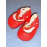 lShoe - Fancy Ankle Strap - 2 5_8" Red