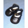 lShoe - Fancy Ankle Strap - 3 3_8" Black