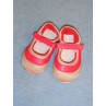 lShoe - Mary Jane Sneakers - 4" Bright Pink