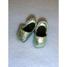 lShoe - Metallic Sparkly - 1" Light Green
