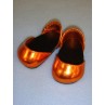 lShoe - Metallic Sparkly - 2 3_4" Orange