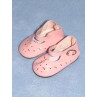 Shoe - Patent Cutwork - 3" Pink