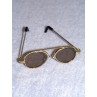 Sunglasses - Aviator - 3" Gold