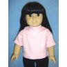 T-Shirt for 18" Doll - Light Pink