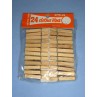 Wood - Clothespins - 1 3_4" Pkg_24