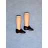 1 1_2" Porcelain Legs w_Black Painted Shoes